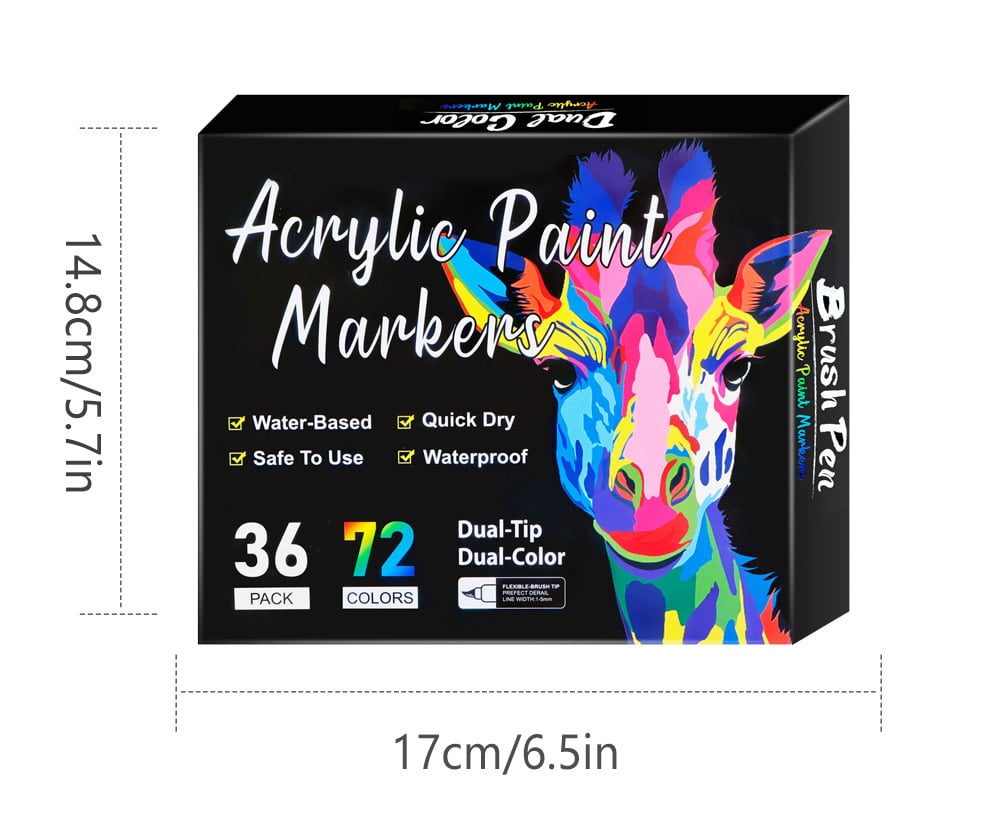 🔥🎨Double-Ended Art Markers for Professionals & Beginners!
