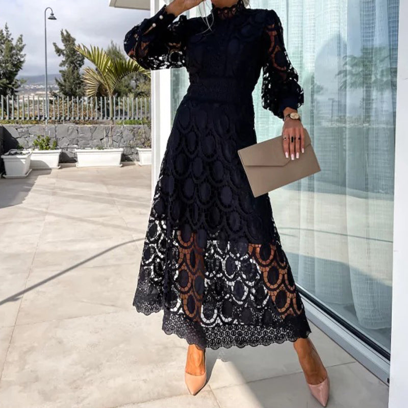 💖Women's Elegant Long-Sleeve Lace Dress