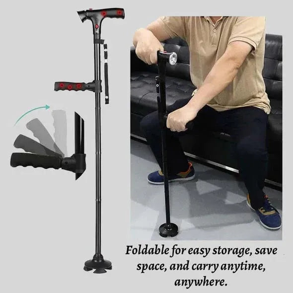 ⏰Multifunctional Folding Elderly Cane