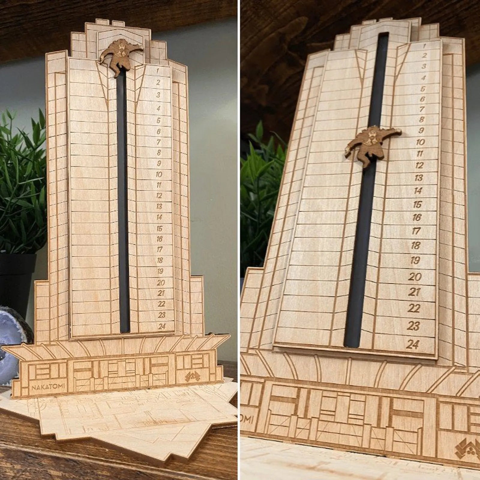 Advent Calendar - Hans Gruber Falling off off Nakatomi Plaza