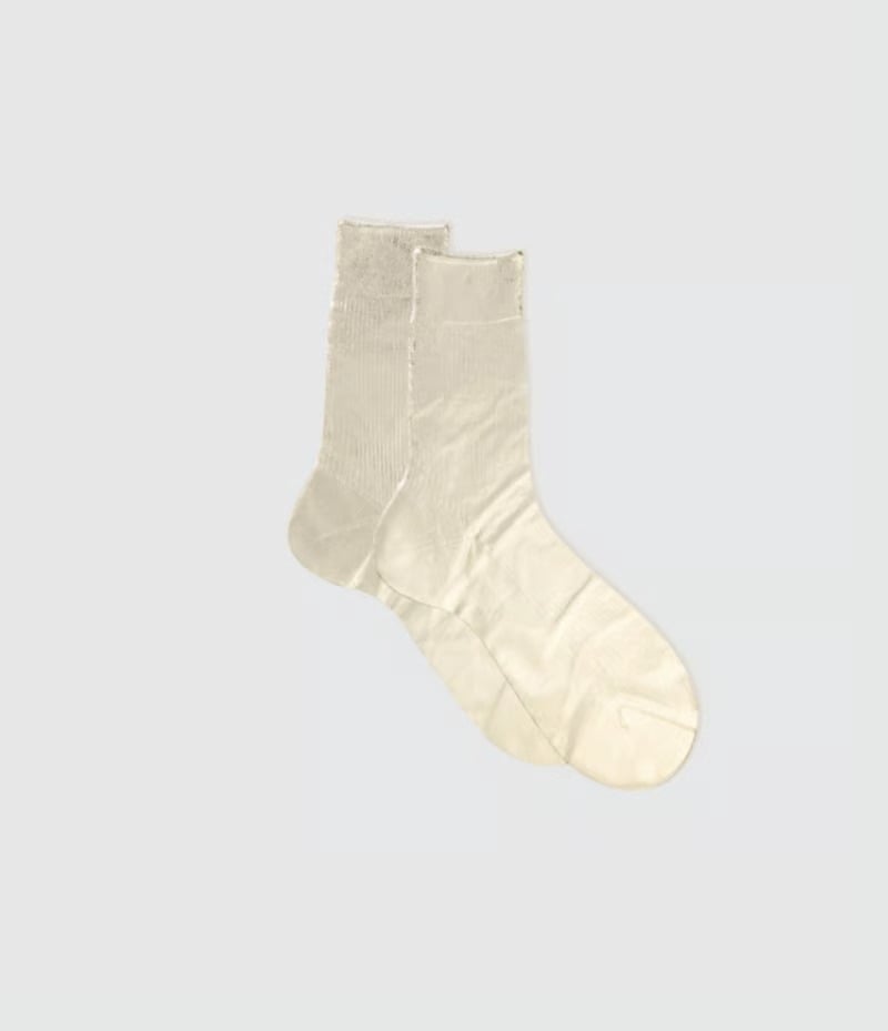🎅 Metallic Silk Sock