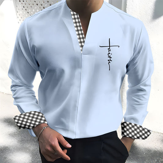 Men's Shirt Plaid / Check Graphic Prints