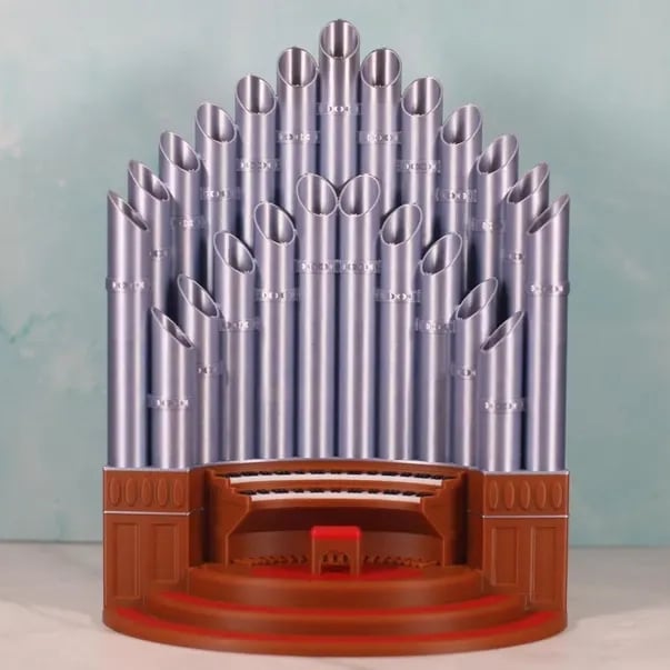 "Pipe Organ Pen & Pencil Holder 🎹🖊️ – Unique Desk Organizer"