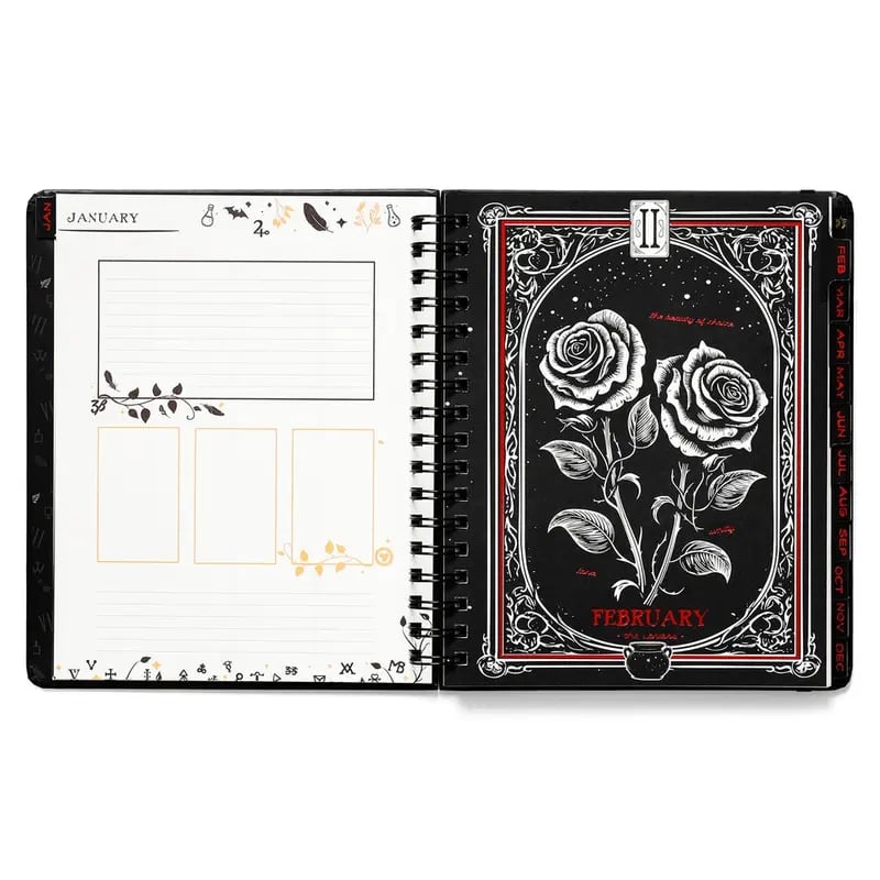 📚🧙‍♀️Waiting for the Night 2026 Weekly Planner🧹HARDCOVER BOOK
