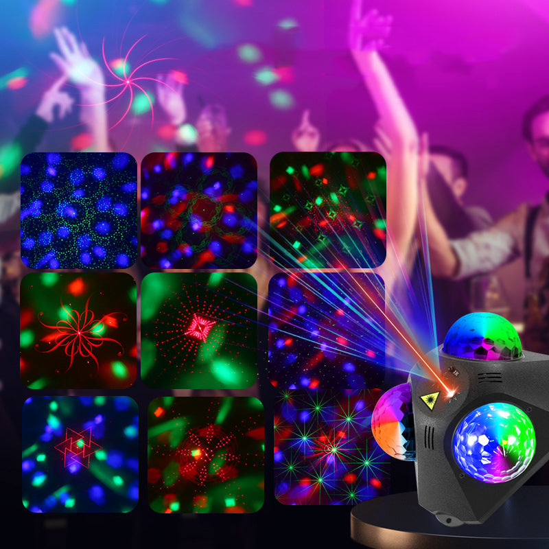 🔥3-Ball Sound-Activated Laser Party Light
