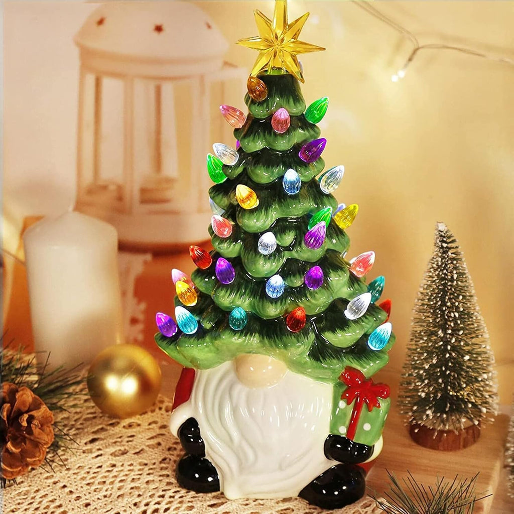 Christmas dwarf decoration with light