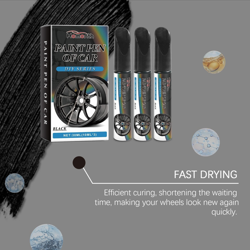 Magic Car Scratch Repair Pen – Fix rim scratches in minutes. Permanent, no‐drip formula. Includes clear coat. ✨🔧