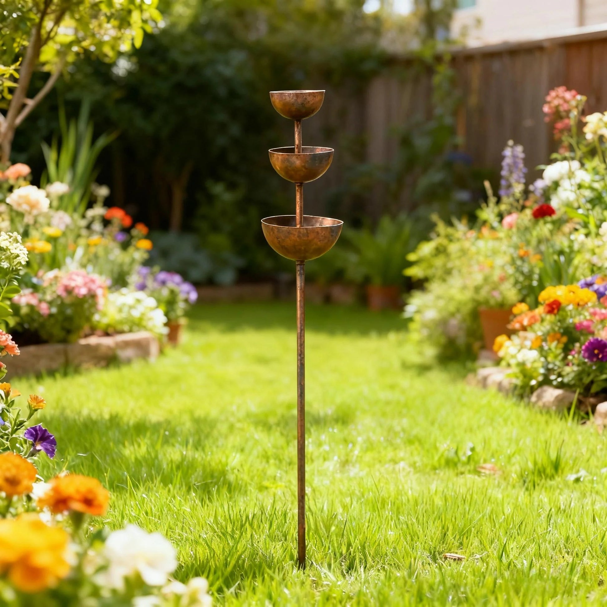 Rain Catcher - Plant Support🐦 Metal Garden Ornament