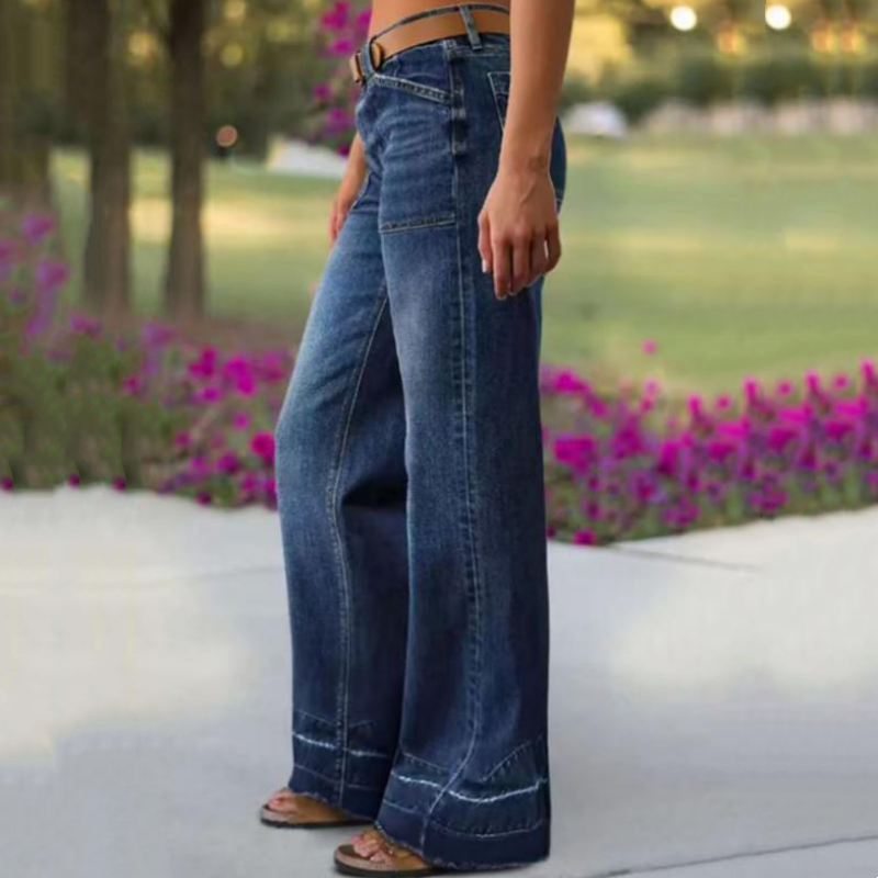📢📢⏰Women's Retro Flare Jeans with Pockets