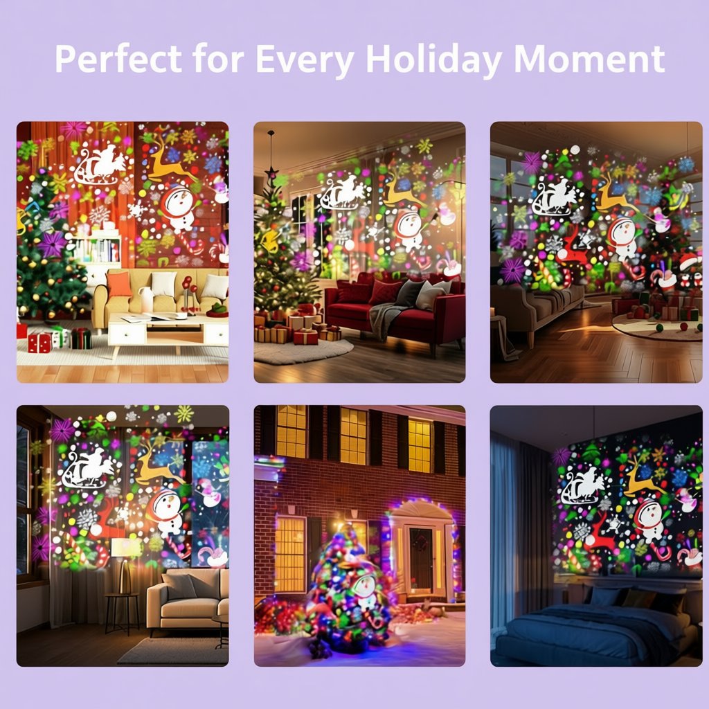 🔮Mini LED Christmas Projector Light