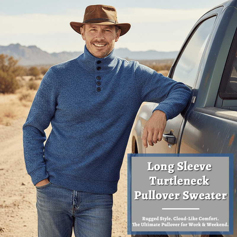 Long Sleeve Turtleneck Pullover Sweater