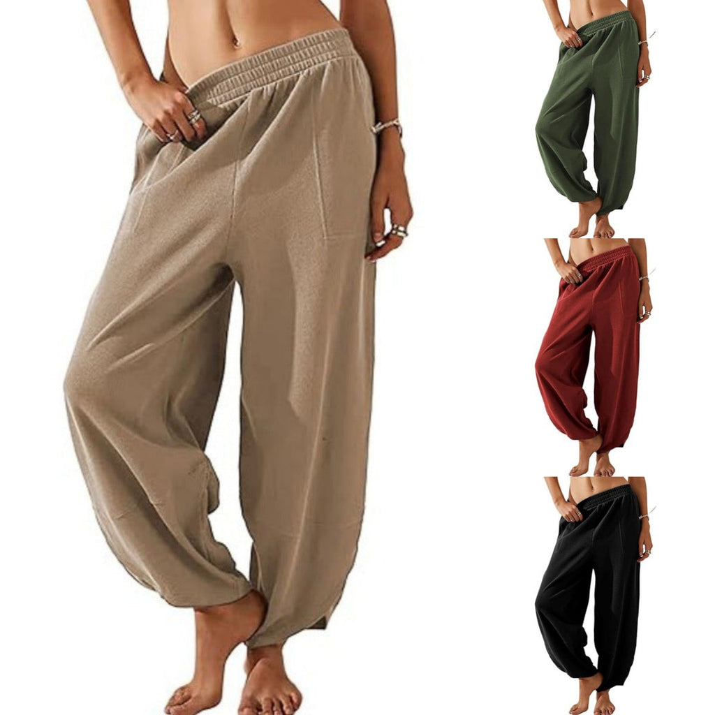 🔥Women's Casual Elastic Waist Wide Leg Pants