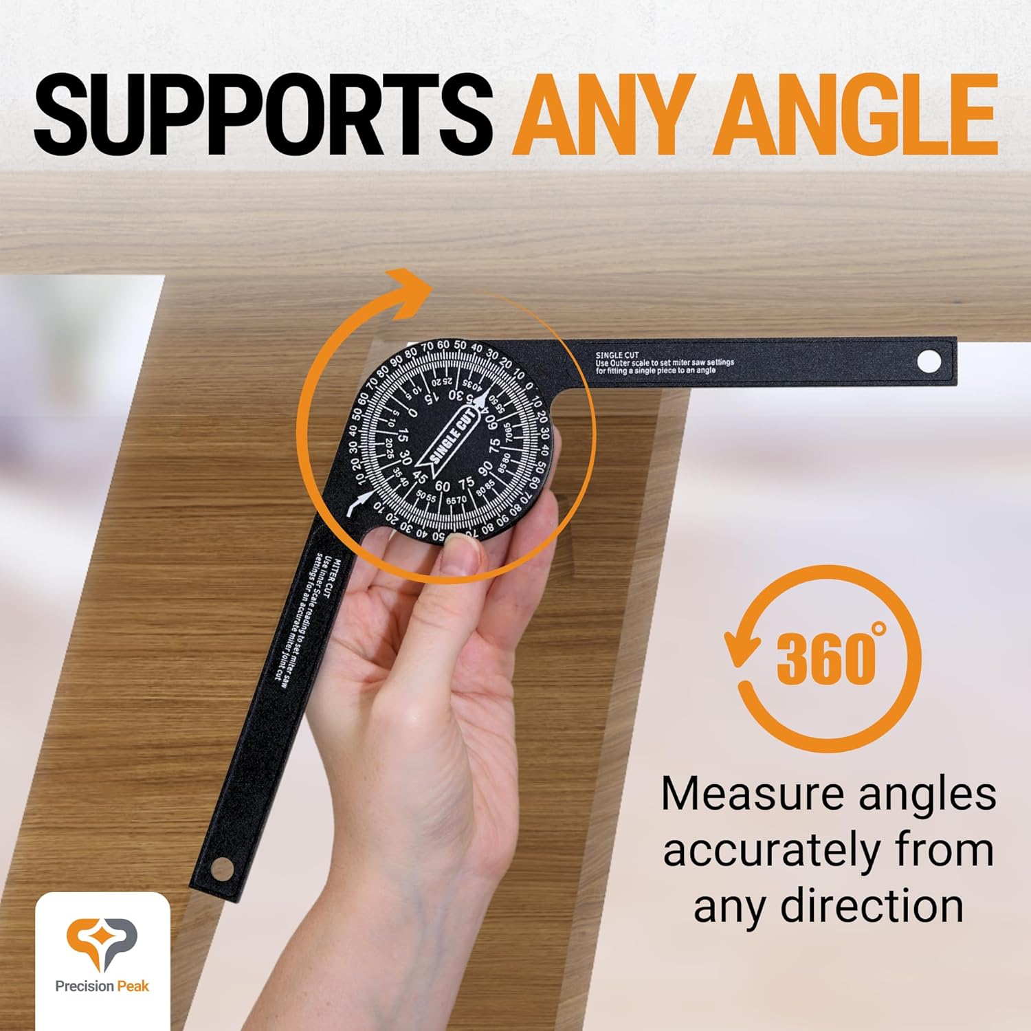 7-Inch Aluminum Alloy Miter Saw Protractor