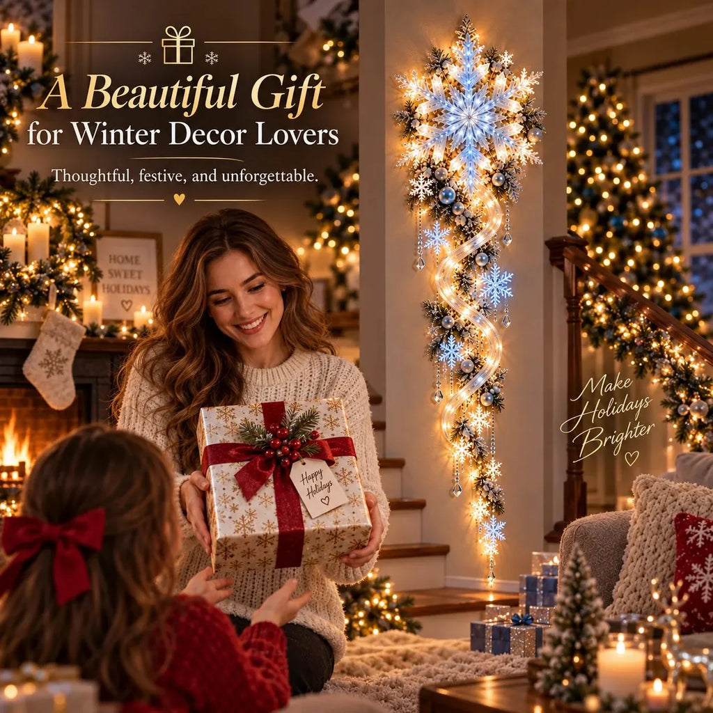 ⭐🔥❄️ Giant Snowflake Blizzard TrailTM- Let the Snowstorm Glow Indoors
