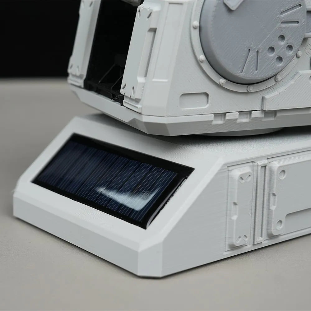 🛡️Solar-Powered Rotating Aircraft Carrier Gun Model