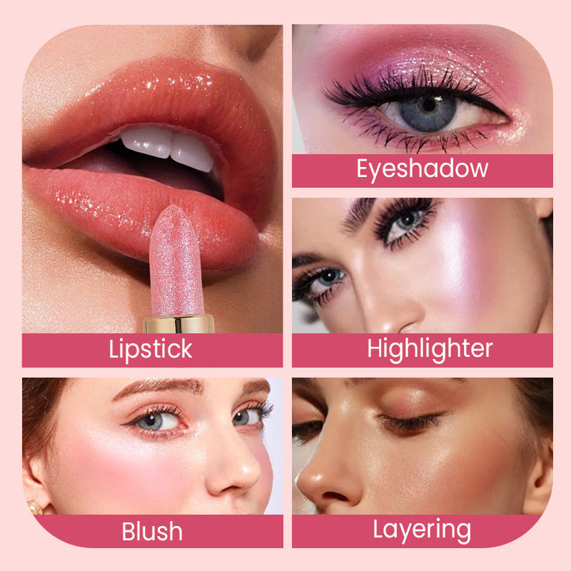 💋Waterproof & Moisturizing Glitter Lipstick