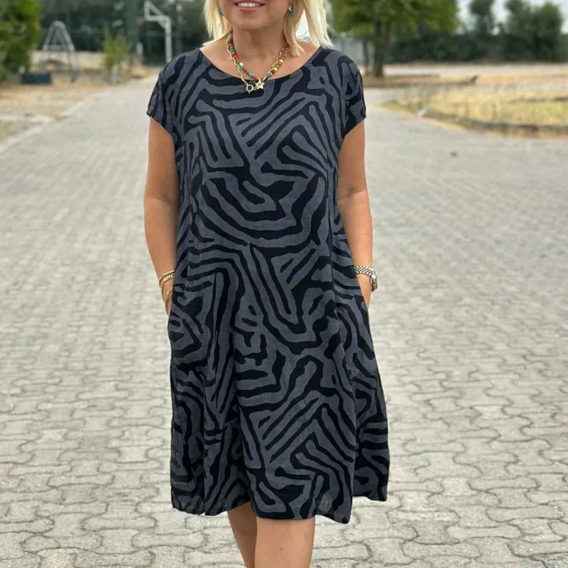 New Boho Vintage Casual Printed Dress