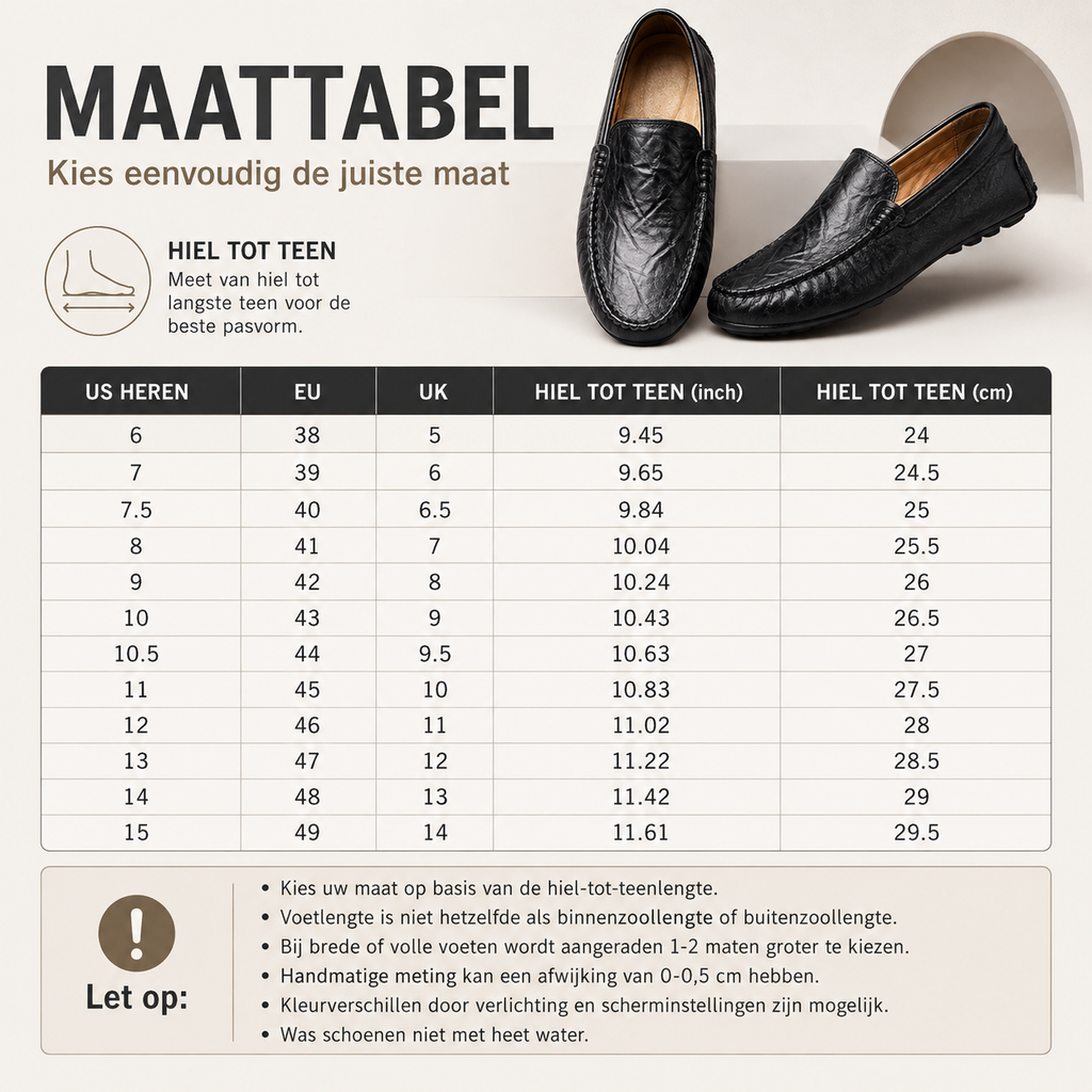 ❄️👞Heren Leren Loafers – Comfortabele Instappers met Klassieke Look voor Werk, Autorijden en Dagelijks Gebruik