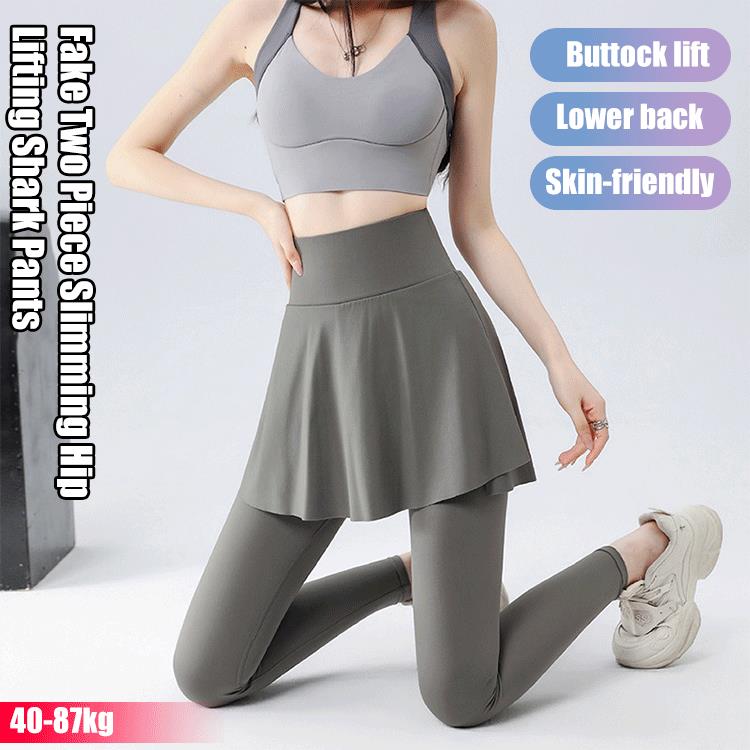 Fake Two-piece Slimming Butt Lift Shark