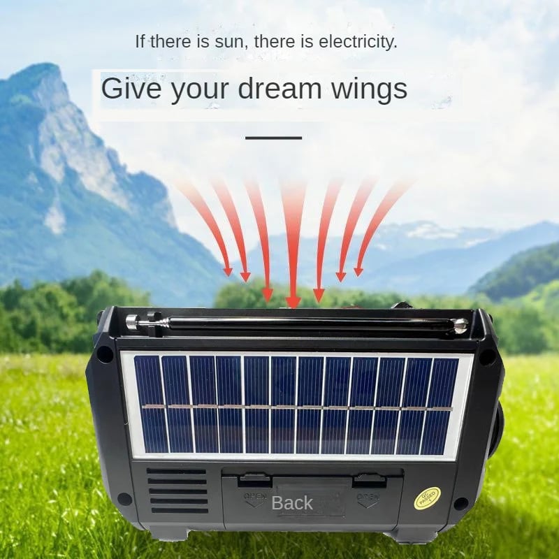 ☀️📻Eptchn Solar-Powered Radio