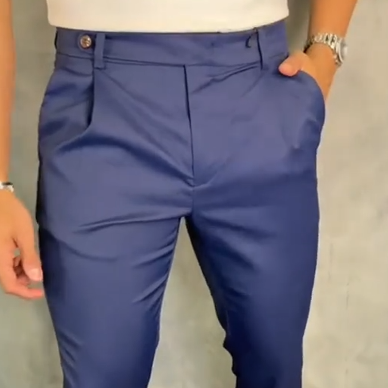 🔥Hot Sale Deals-Men's Slim Fit Tapered Dress Trousers