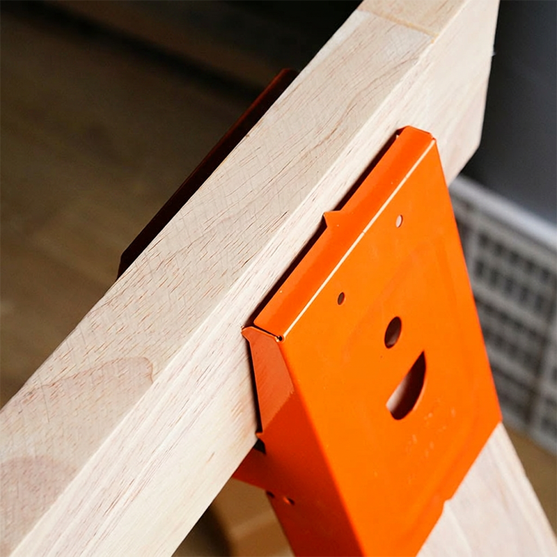 📢📢⏰Heavy-Duty Sawhorse Bracket with Down Clamp