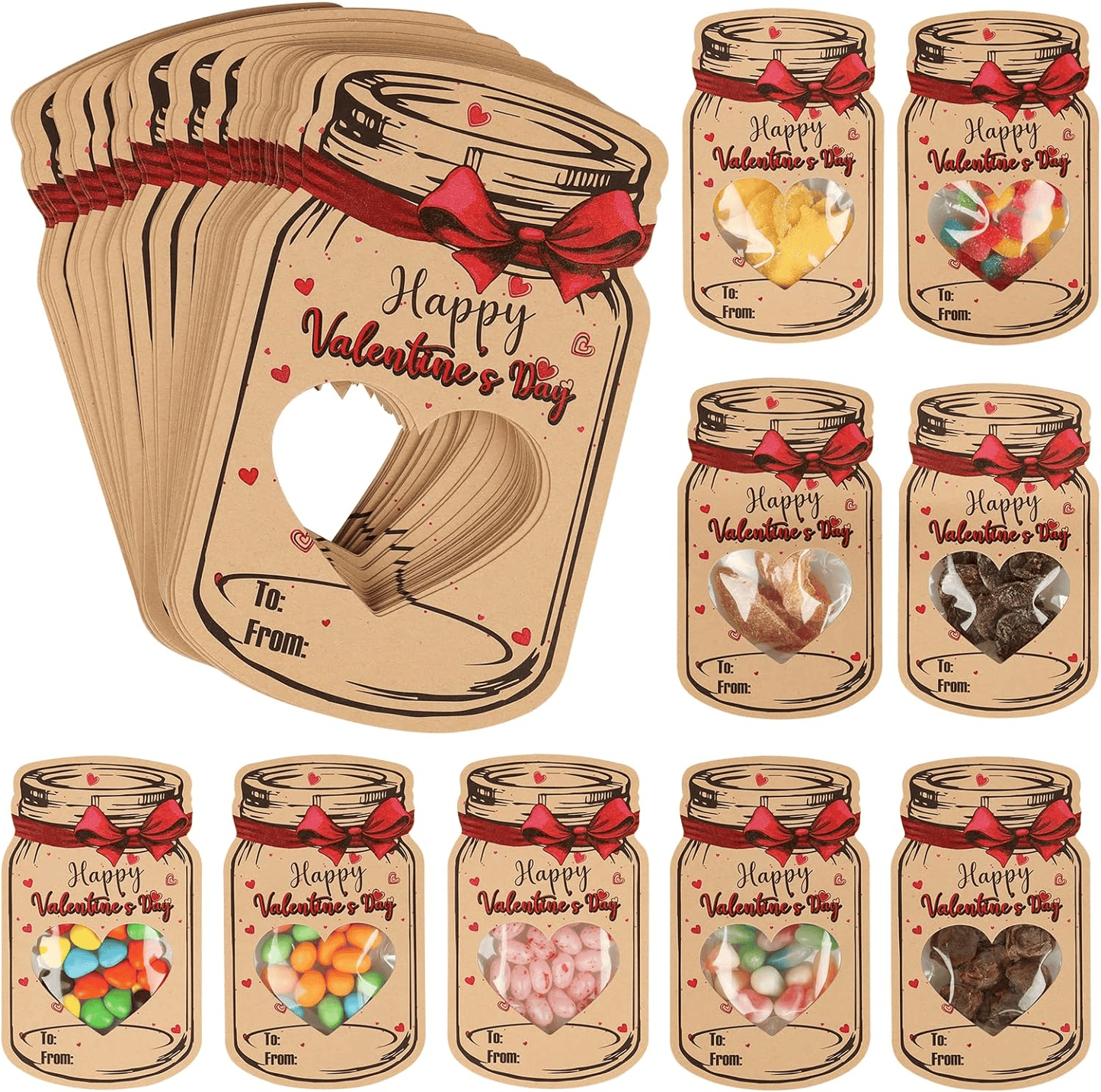 🔥24 Pack Valentines Day Cards for Kids💖💖