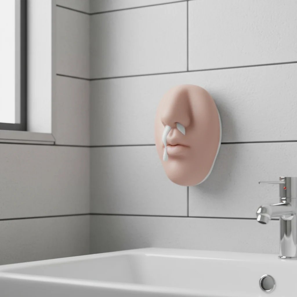 ⏰🎄👃Distributore di sapone da parete a forma di naso realistico