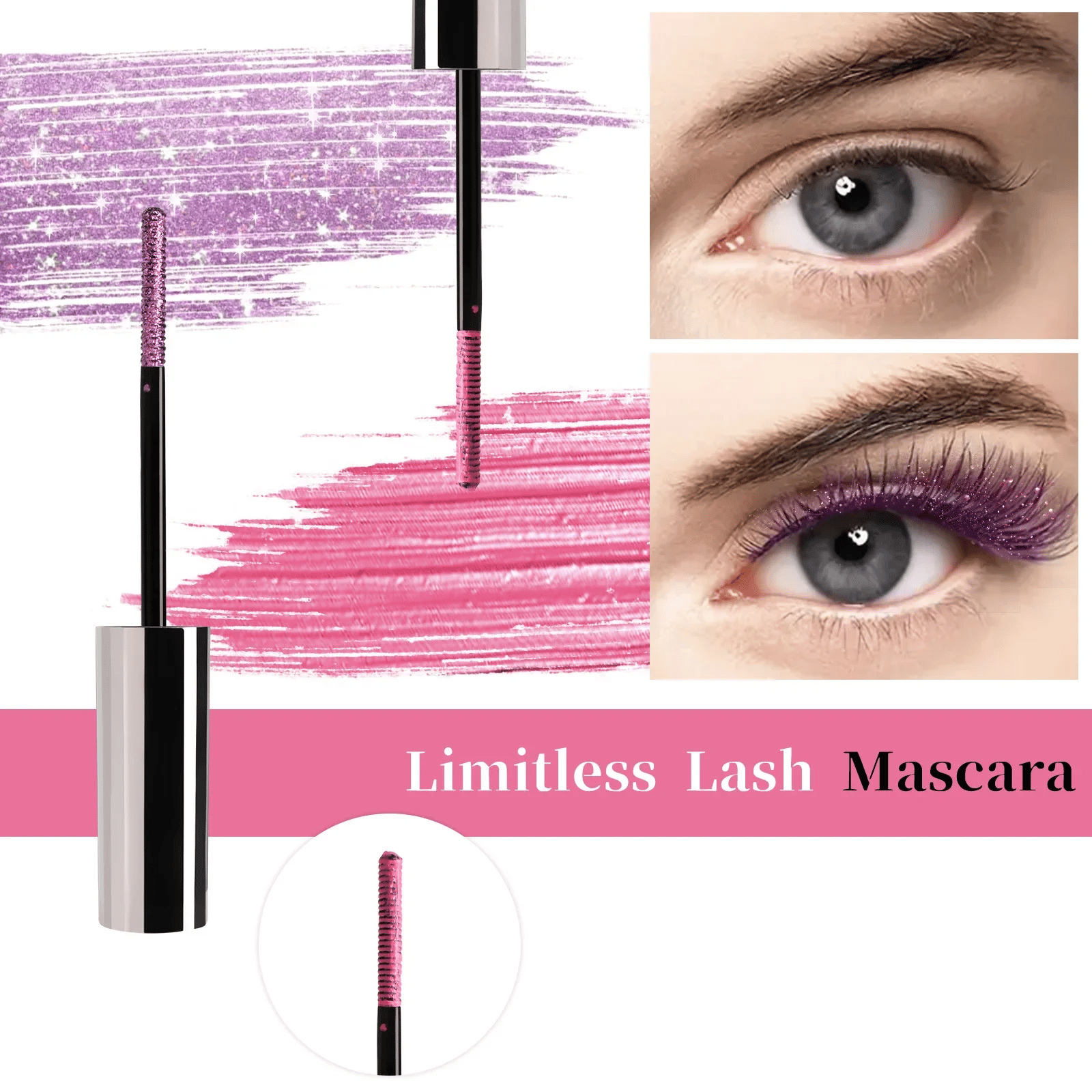 Colorful Glitter Mascara