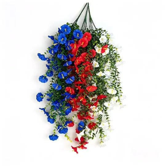 ✨🇺🇸 Celebrate America’s 250th Anniversary with Patriotic Hanging Flower Baskets