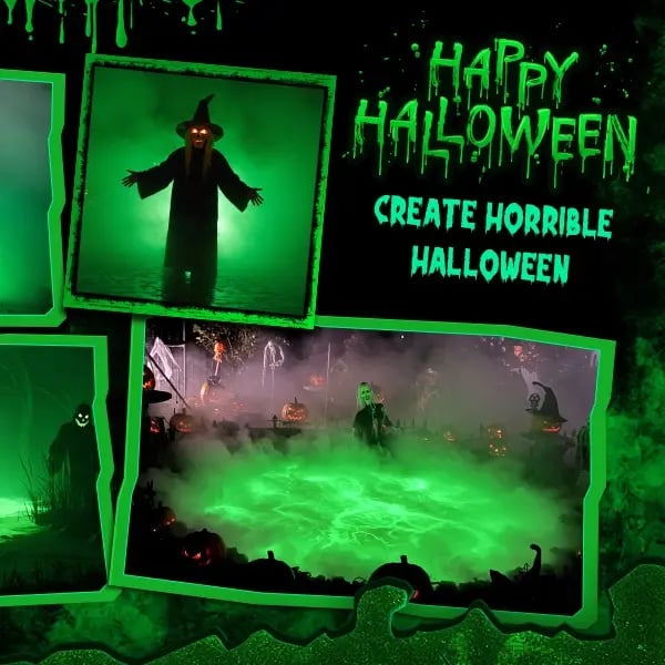 Green Swamp Module / Vertical Laser Projector for Halloween 🎃