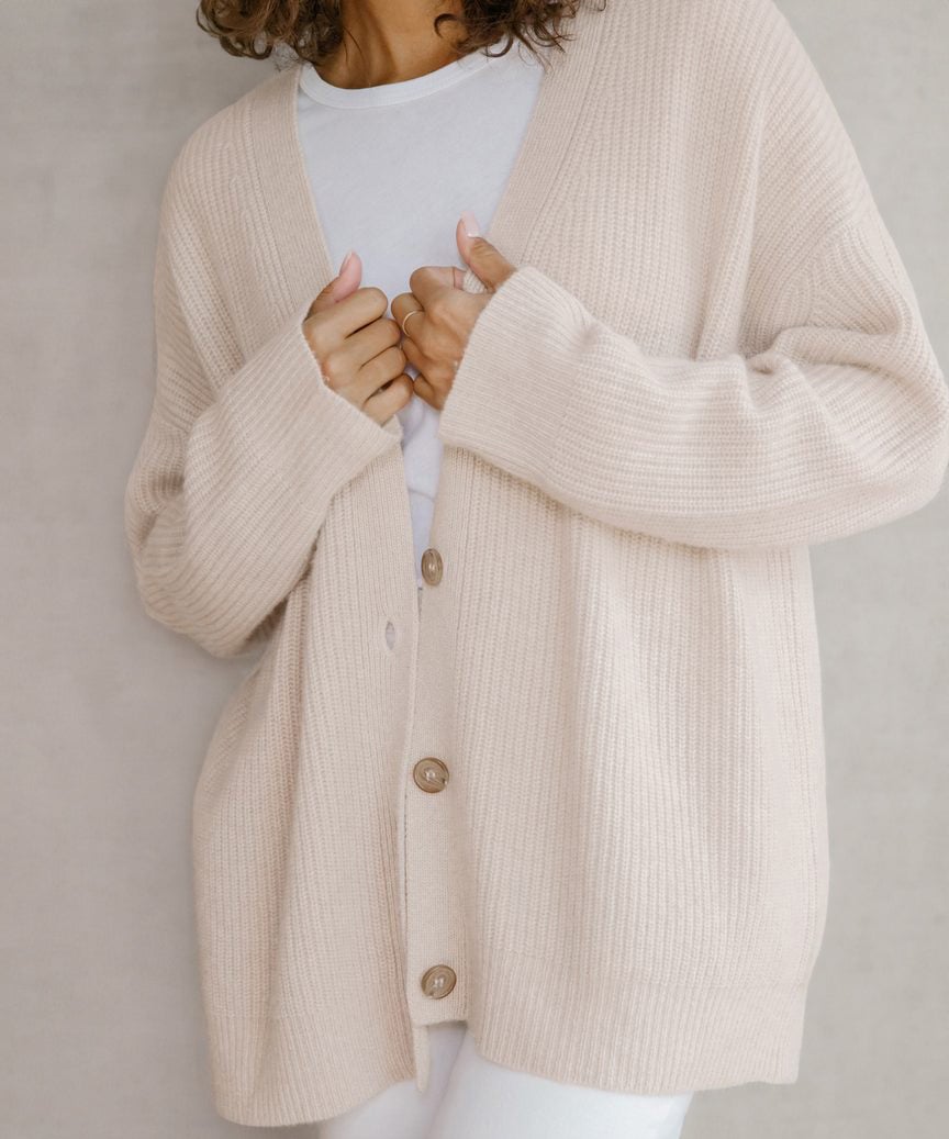 Fall-Winter Stylish Button Oversized Cocoon Cardigan
