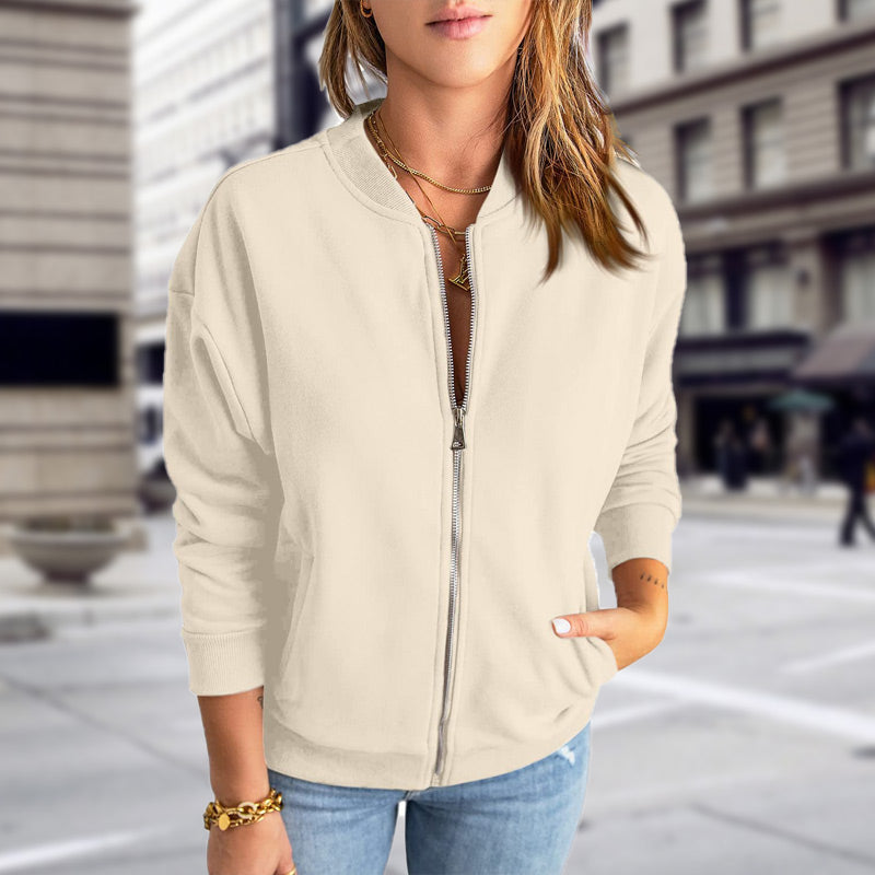 ⏳Women's Casual Zippered Jacket