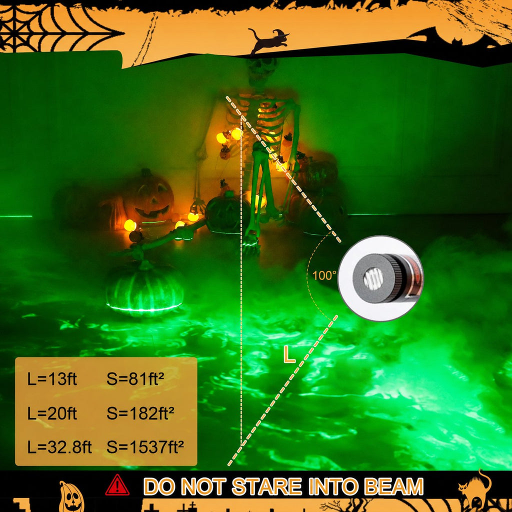 Green Swamp Module / Vertical Laser Projector for Halloween 🎃