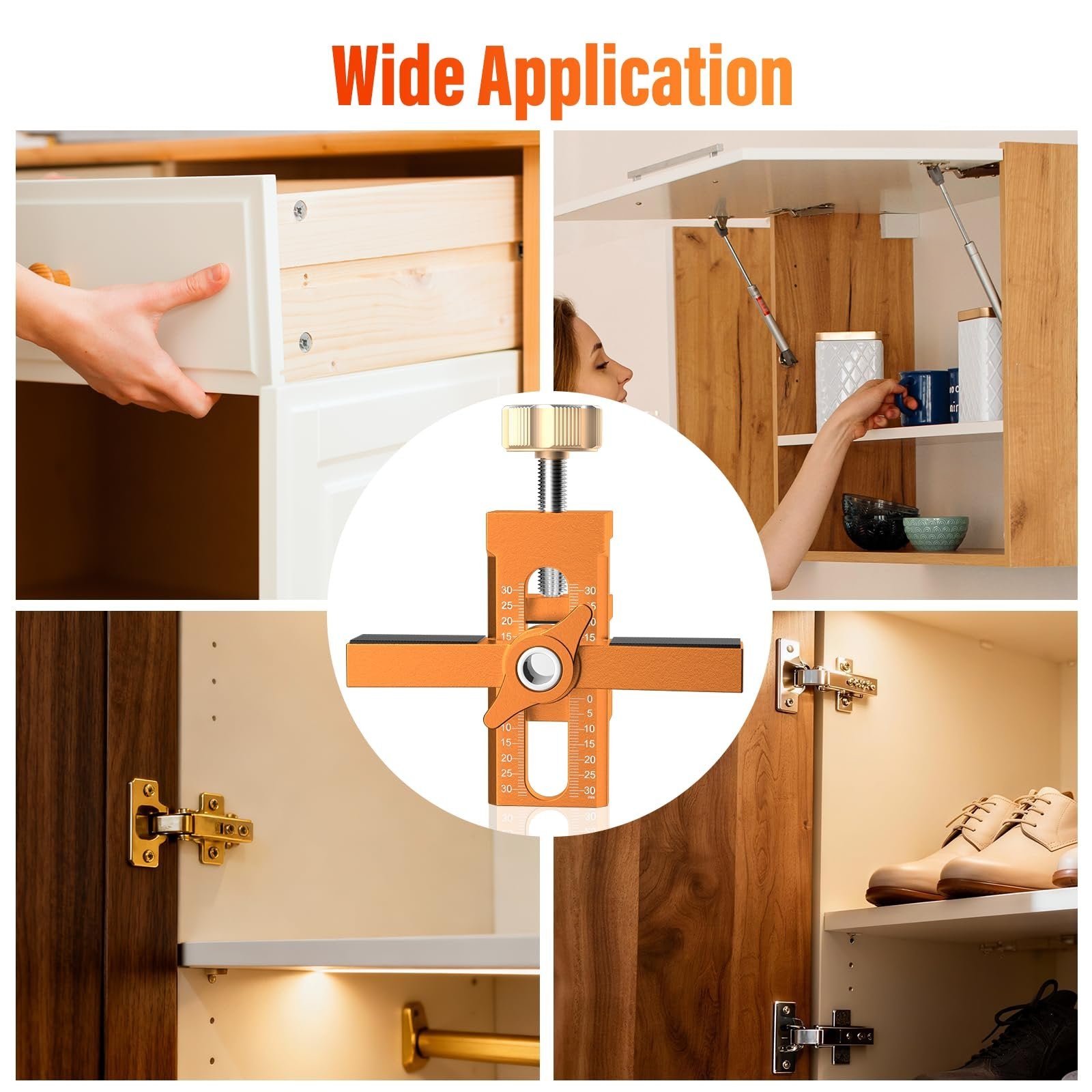 🔥Multifunctional Cabinet Door Installation Aid