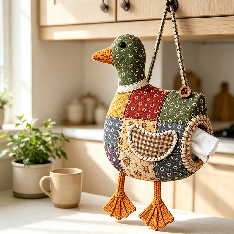 DIY animal tissue holder – sew, hang, and brighten any space!