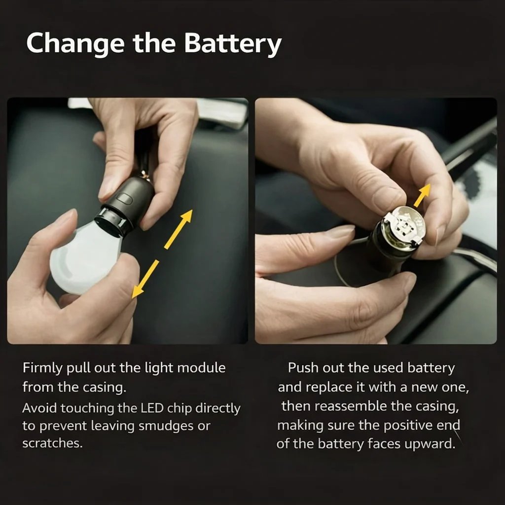 LumiBulb Small Light Bulb Car Charms
