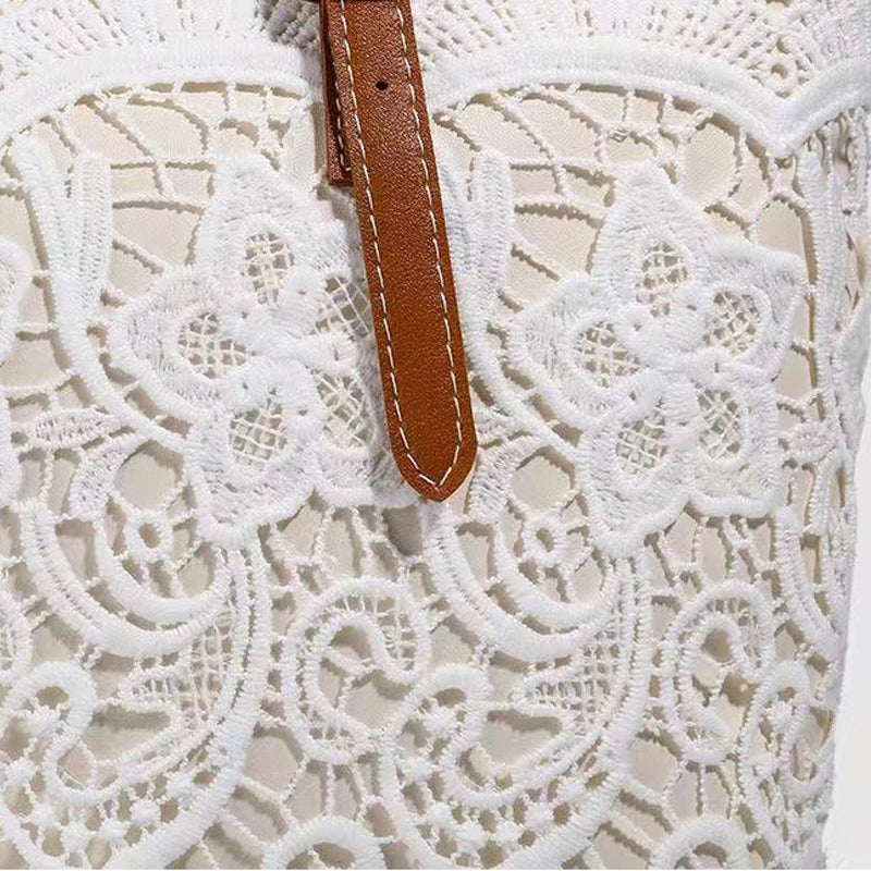 🔥 Vintage Lace Shoulder Bag – Elegant Lace, Spacious Interior & Adjustable Strap – Perfect for Wedding, Daily & Travel ✨