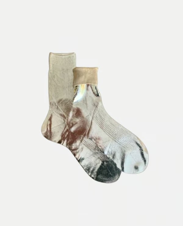 🎅 Metallic Silk Sock