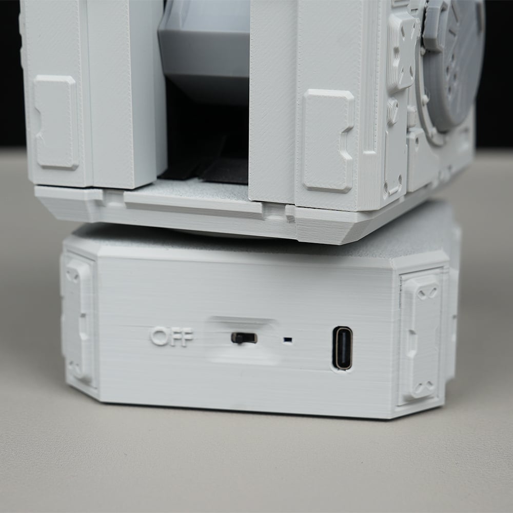 🛡️Solar-Powered Rotating Aircraft Carrier Gun Model