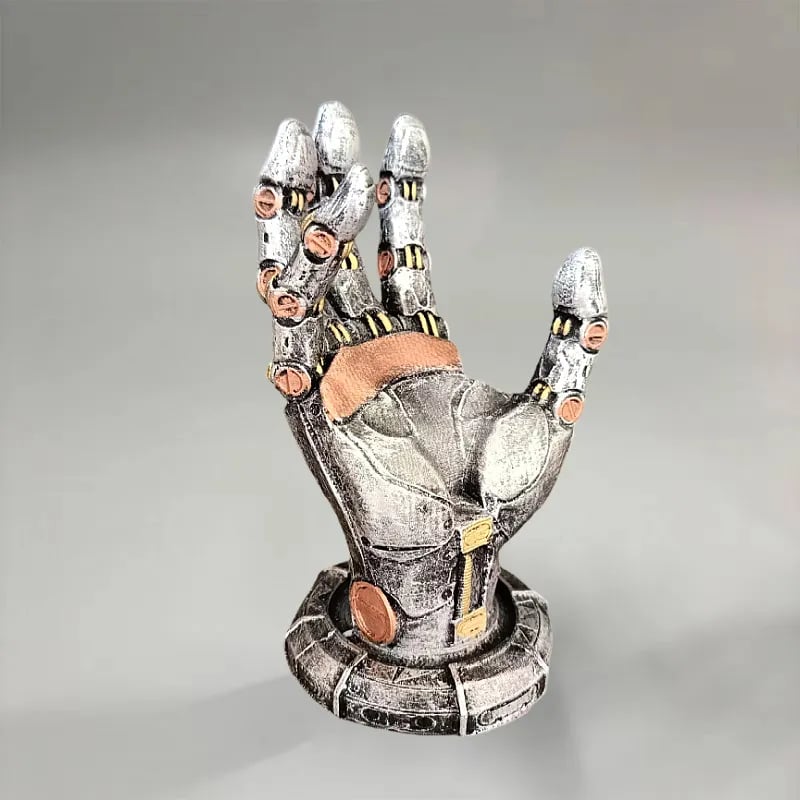 Cyberpunk Mechanical Hand Ornament – Futuristic Style for Your Space!