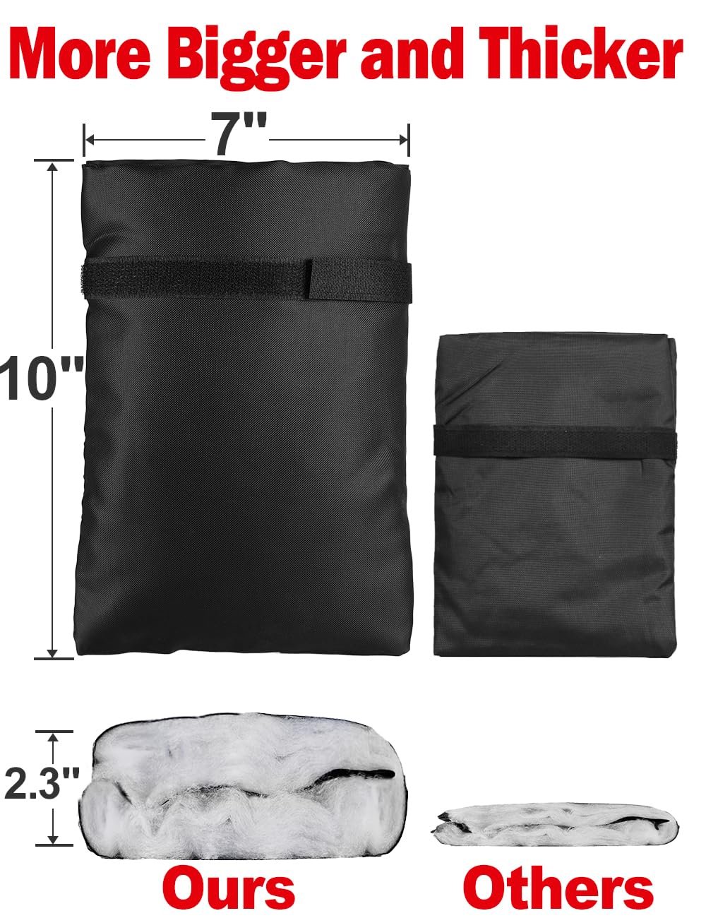 🔥4 Pack Outdoor Faucet Covers for Winter Freeze Protection