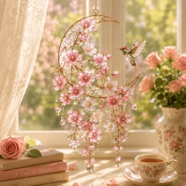 🔥🌸🦋🐦Crystal Garden Suncatcher📦