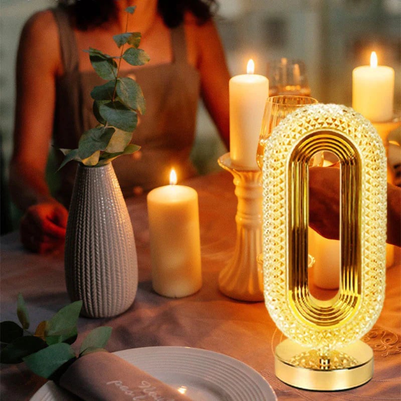 🎄50K+ SOLD! 🎁✨Rechargeable Luxury Crystal LED Night Light Lamp