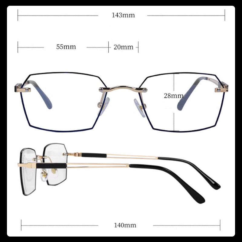 🔥Ultra-lightweight Geometric Shape Reading Glasses