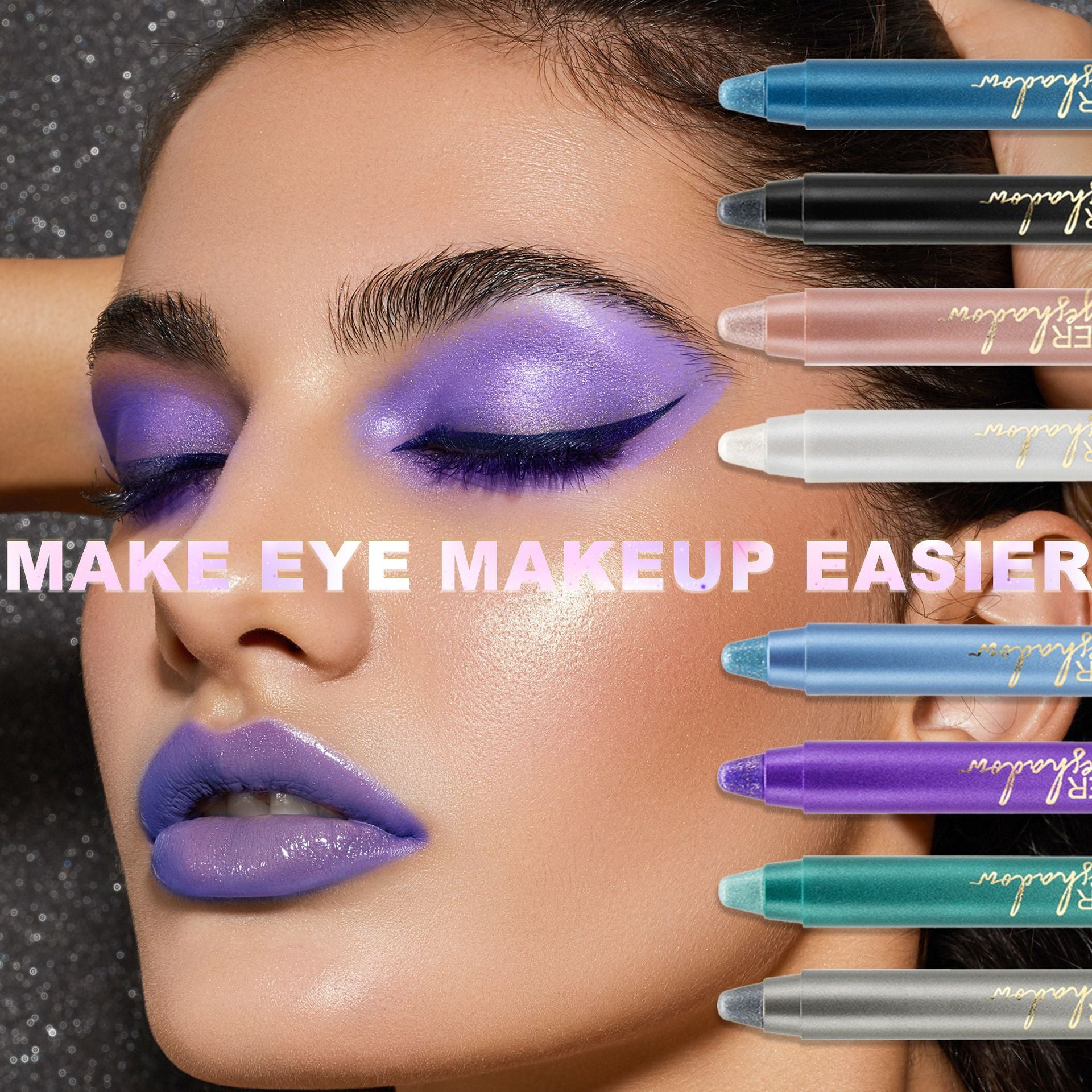 😍Only $7.99😍10 Color Pearlescent Eyeshadow Pencil
