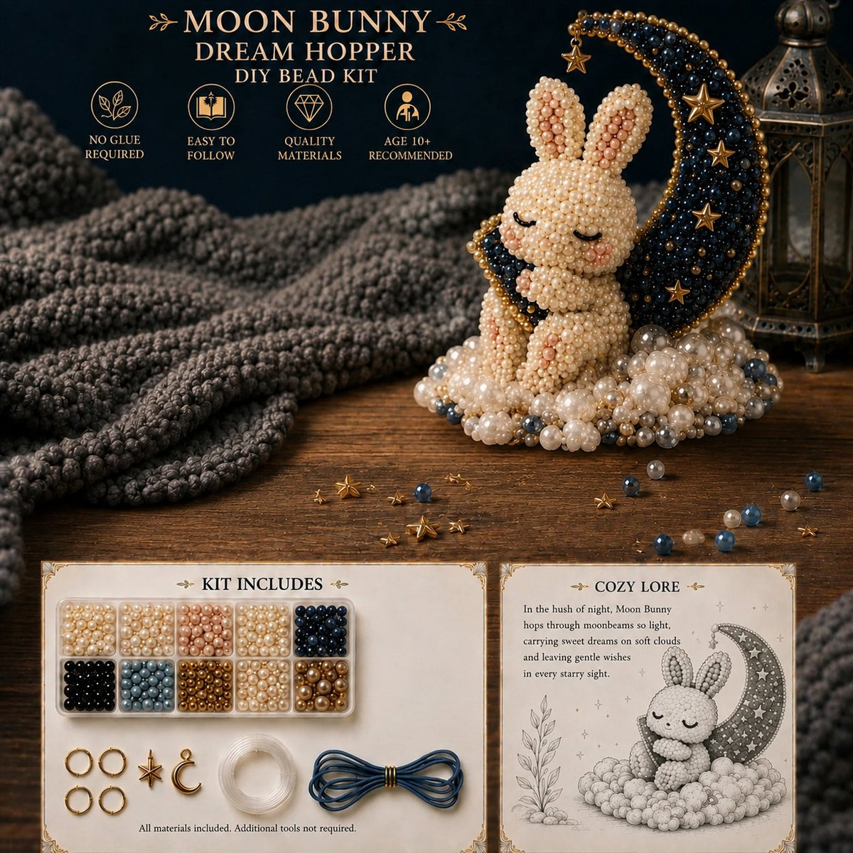 ✨Animal Guardian Beading Craft DIY Kit 📿 8 Magical Forest Animal Designs