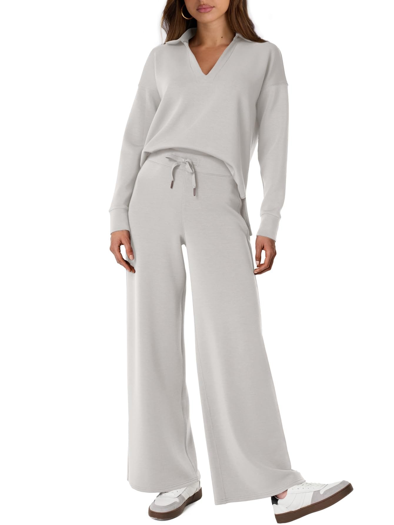 🔥Last Day Free Shipping-Women's 2 Piece Sets Outfits Casual Long Sleeve Sweatsuits Sets