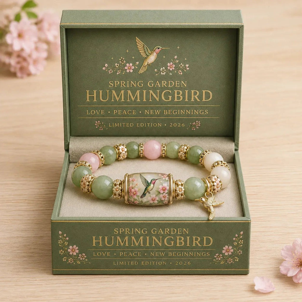 💜Hummingbird Garden Faith Bracelet 🌸