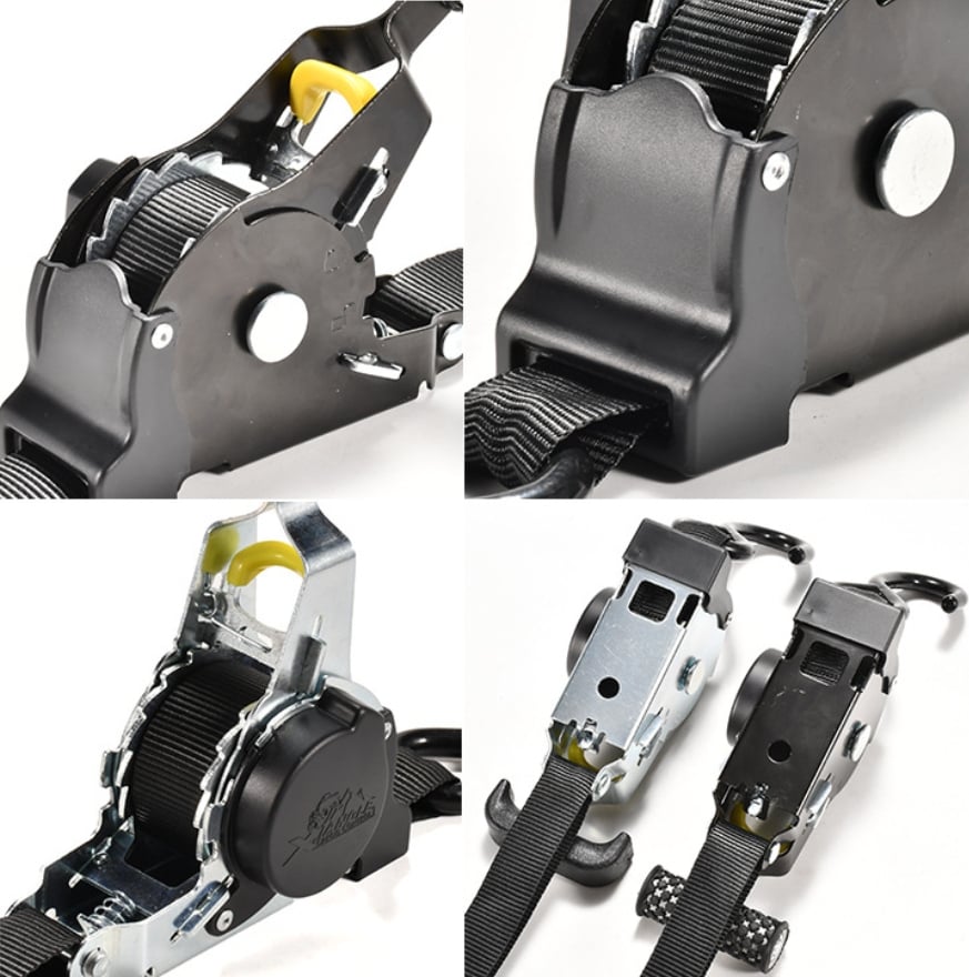 🔥 Retractable Auto Ratchet Strap